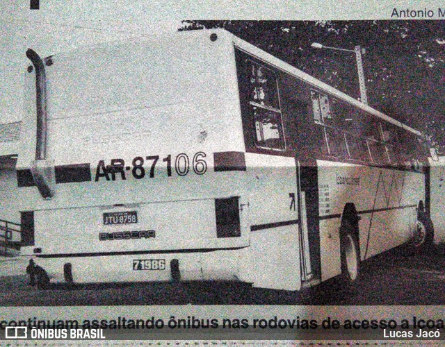 Viação Icoaraciense AR-87106 na cidade de Belém, Pará, Brasil, por Lucas Jacó. ID da foto: 9878234.