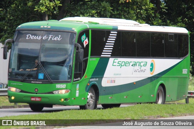 Esperança Turismo 1650 na cidade de Barra do Piraí, Rio de Janeiro, Brasil, por José Augusto de Souza Oliveira. Número da foto: #9902512.