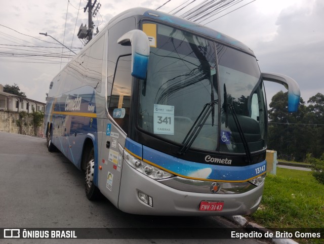 Viação Cometa 13147 na cidade de Caieiras, São Paulo, Brasil, por Espedito de Brito Gomes. ID da foto: 9899575.