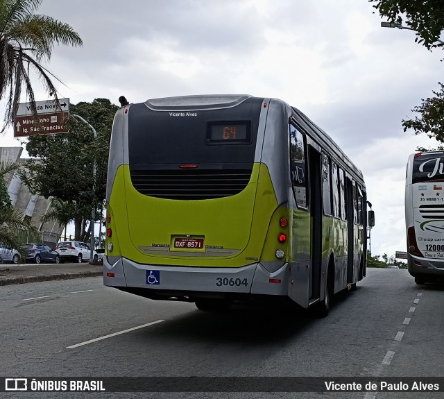Viação Cruzeiro > Viação Sidon 30604 na cidade de Belo Horizonte, Minas Gerais, Brasil, por Vicente de Paulo Alves. Número da foto: #9901173.