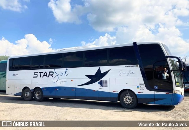 Star Sul Viagens e Turismo 2200 na cidade de Aparecida, São Paulo, Brasil, por Vicente de Paulo Alves. ID da foto: 9901320.