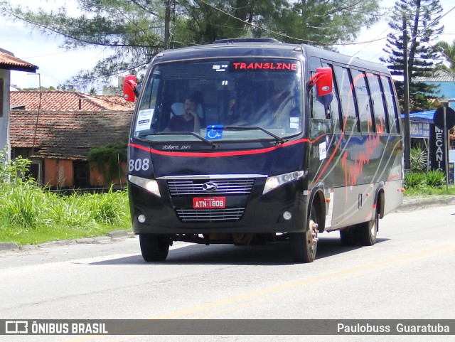 Transline 808 na cidade de Guaratuba, Paraná, Brasil, por Paulobuss  Guaratuba. ID da foto: 9902330.