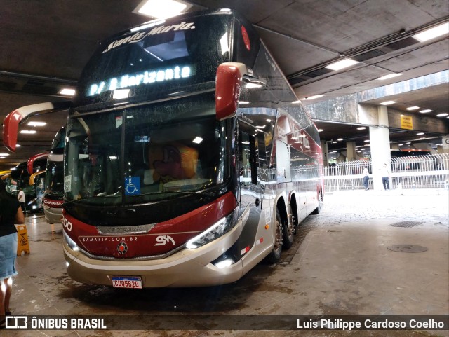 Santa Maria Fretamento e Turismo > Transportes Santa Maria(SP) 1200 na cidade de Belo Horizonte, Minas Gerais, Brasil, por Luis Philippe Cardoso Coelho. Número da foto: #9900242.