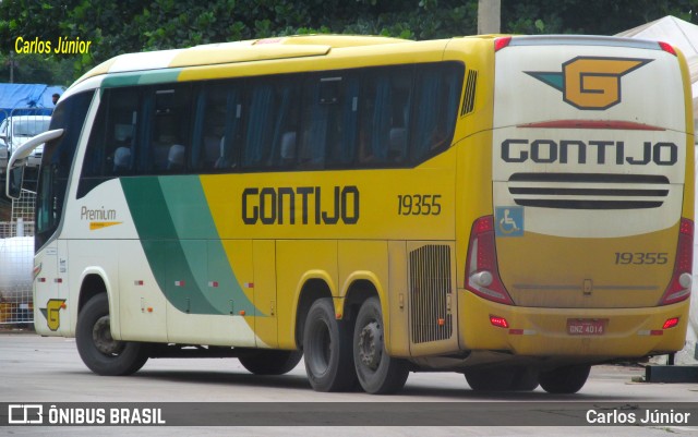 Empresa Gontijo de Transportes 19355 na cidade de Goiânia, Goiás, Brasil, por Carlos Júnior. ID da foto: 9901758.