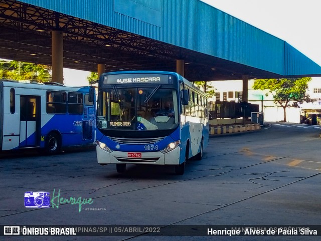 VB Transportes e Turismo 1074 na cidade de Campinas, São Paulo, Brasil, por Henrique Alves de Paula Silva. ID da foto: 9902844.