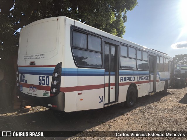 Rápido Linense 550 na cidade de Osvaldo Cruz, São Paulo, Brasil, por Carlos Vinicius Estevão Menezes. ID da foto: 9901583.