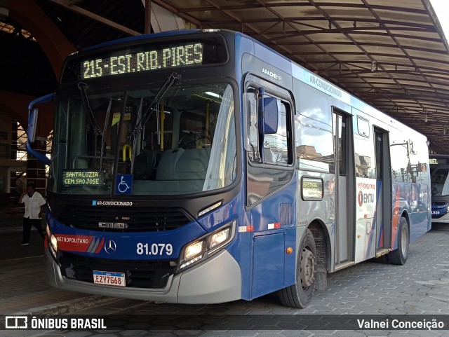 Next Mobilidade - ABC Sistema de Transporte 81.079 na cidade de Ribeirão Pires, São Paulo, Brasil, por Valnei Conceição. ID da foto: 9901362.