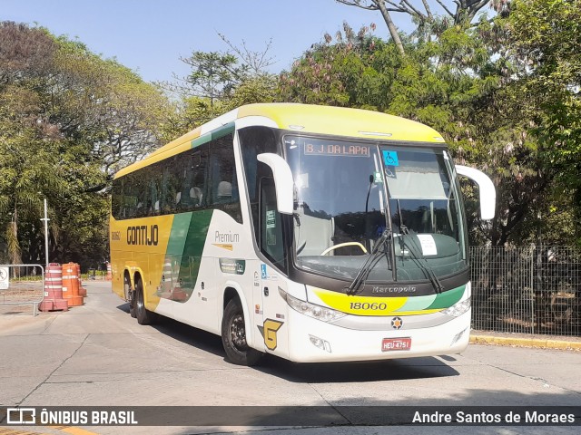 Empresa Gontijo de Transportes 18060 na cidade de São Paulo, São Paulo, Brasil, por Andre Santos de Moraes. Número da foto: #9901212.