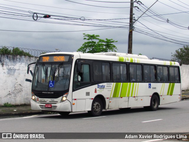 Otrantur Transporte e Turismo 85-083 na cidade de São Vicente, São Paulo, Brasil, por Adam Xavier Rodrigues Lima. Número da foto: #9901063.