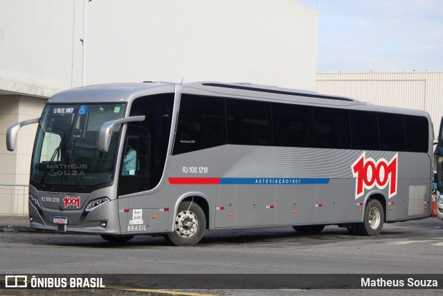 Auto Viação 1001 RJ 108.1218 na cidade de Rio de Janeiro, Rio de Janeiro, Brasil, por Matheus Souza. Número da foto: #9902576.