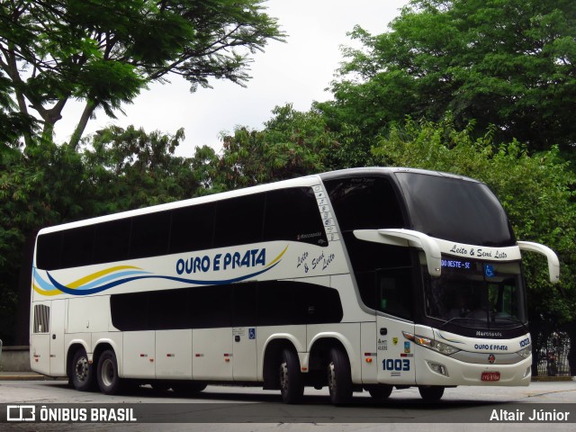 Viação Ouro e Prata 1003 na cidade de São Paulo, São Paulo, Brasil, por Altair Júnior. Número da foto: #9901816.