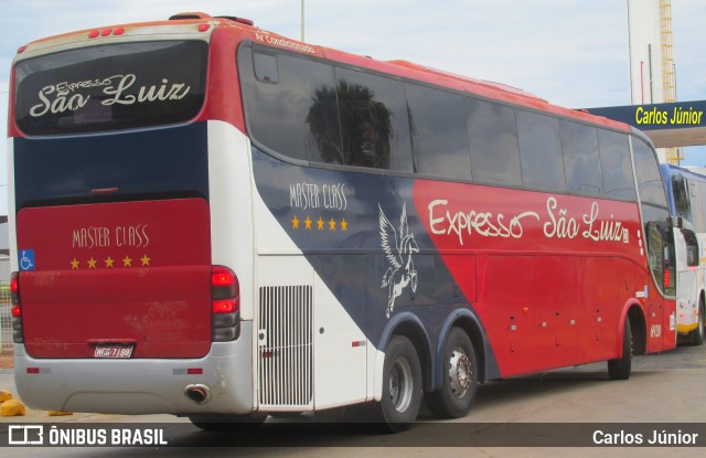 Expresso São Luiz 6920 na cidade de Goiânia, Goiás, Brasil, por Carlos Júnior. Número da foto: #9901763.