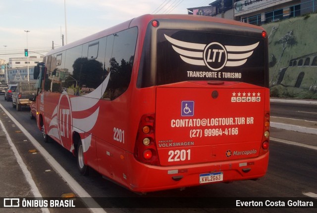 LTT Transporte e Turismo 2201 na cidade de Cariacica, Espírito Santo, Brasil, por Everton Costa Goltara. Número da foto: #9900884.
