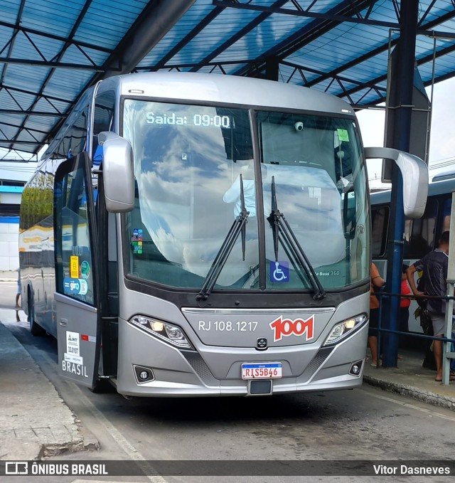 Auto Viação 1001 RJ 108.1217 na cidade de Duque de Caxias, Rio de Janeiro, Brasil, por Vitor Dasneves. ID da foto: 9904938.