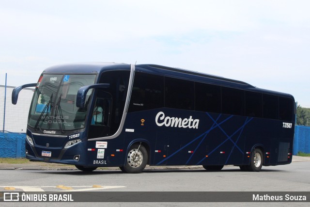 Viação Cometa 721507 na cidade de São Paulo, São Paulo, Brasil, por Matheus Souza. Número da foto: #9905409.
