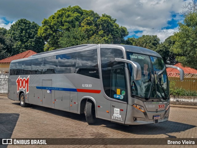 Auto Viação 1001 RJ 108.101 na cidade de Campos dos Goytacazes, Rio de Janeiro, Brasil, por Breno Vieira. ID da foto: 9904581.