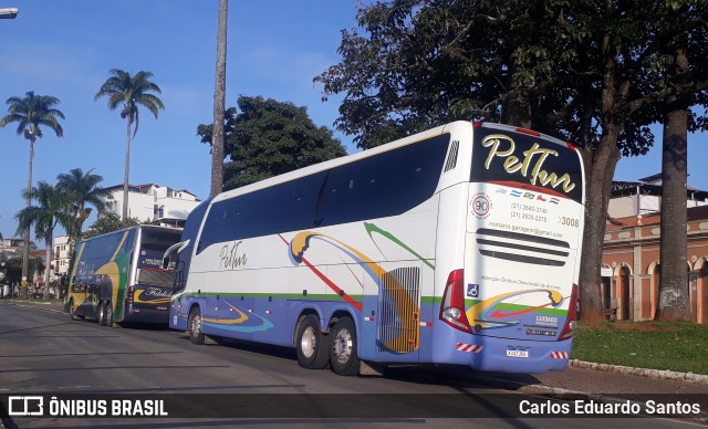 Pet Tur - Rms Transporte e Turismo 3008 na cidade de São João del Rei, Minas Gerais, Brasil, por Carlos Eduardo Santos. Número da foto: #9902967.