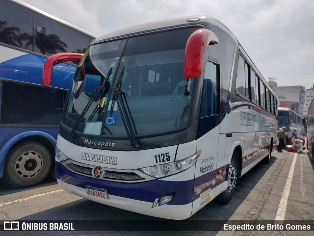 Viação Piracicabana 1125 na cidade de Aparecida, São Paulo, Brasil, por Espedito de Brito Gomes. ID da foto: 9903264.