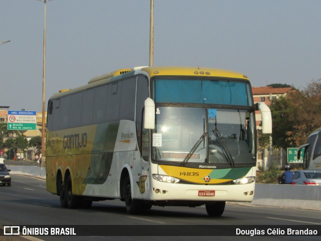 Empresa Gontijo de Transportes 14835 na cidade de Belo Horizonte, Minas Gerais, Brasil, por Douglas Célio Brandao. ID da foto: 9905548.