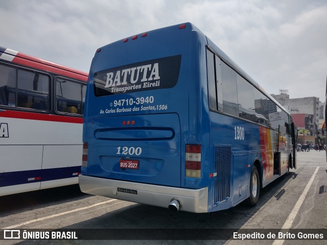Batuta 1200 na cidade de Aparecida, São Paulo, Brasil, por Espedito de Brito Gomes. Número da foto: #9903279.