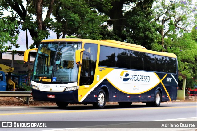 Viação Progresso 36137 na cidade de Paraíba do Sul, Rio de Janeiro, Brasil, por Adriano Duarte. Número da foto: #9903363.
