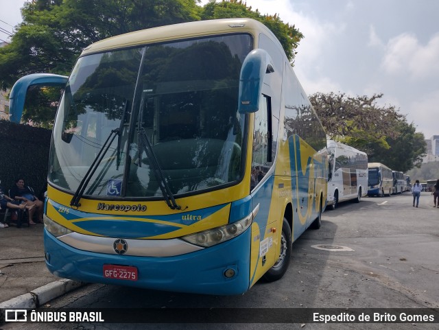 Viação Ultra 2275 na cidade de Aparecida, São Paulo, Brasil, por Espedito de Brito Gomes. Número da foto: #9905956.