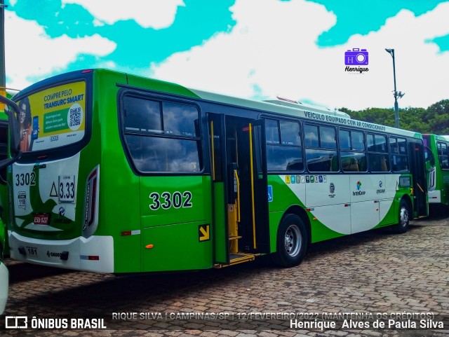 VB Transportes e Turismo 3302 na cidade de Campinas, São Paulo, Brasil, por Henrique Alves de Paula Silva. ID da foto: 9906017.