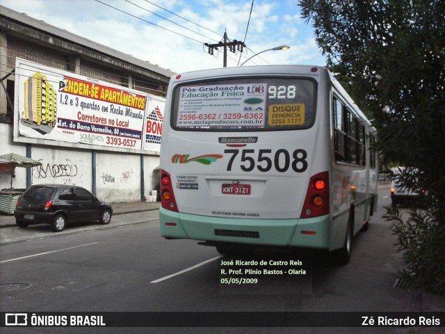 Viação Madureira Candelária 75508 na cidade de Rio de Janeiro, Rio de Janeiro, Brasil, por Zé Ricardo Reis. Número da foto: #9906365.