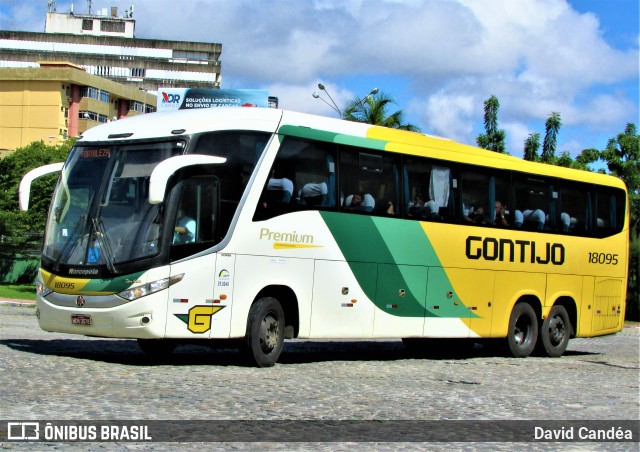 Empresa Gontijo de Transportes 18095 na cidade de Fortaleza, Ceará, Brasil, por David Candéa. ID da foto: 9906684.