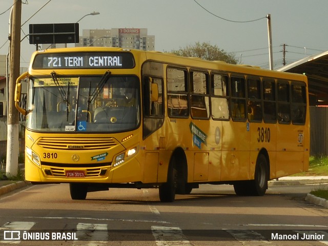 Auto Ônibus Três Irmãos 3810 na cidade de Jundiaí, São Paulo, Brasil, por Manoel Junior. ID da foto: 9907779.