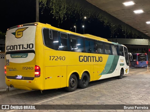 Empresa Gontijo de Transportes 17240 na cidade de Belo Horizonte, Minas Gerais, Brasil, por Bruno Ferreira. Número da foto: #9906033.