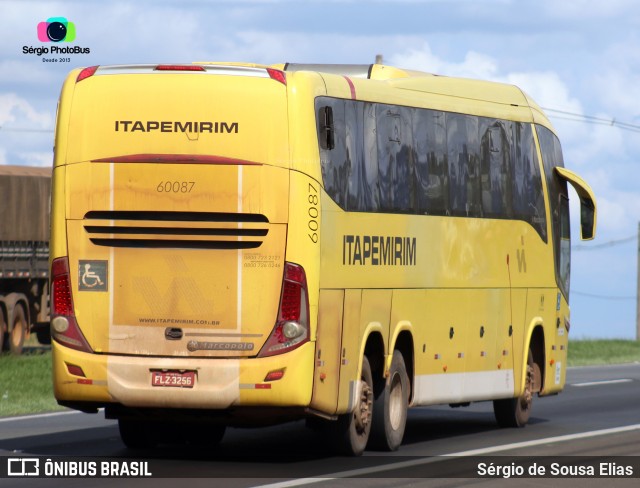 Viação Itapemirim 60087 na cidade de Limeira, São Paulo, Brasil, por Sérgio de Sousa Elias. Número da foto: #9907558.