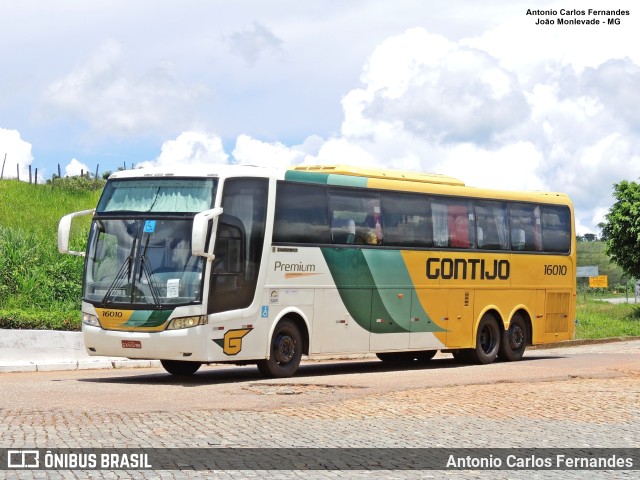 Empresa Gontijo de Transportes 16010 na cidade de João Monlevade, Minas Gerais, Brasil, por Antonio Carlos Fernandes. Número da foto: #9909046.