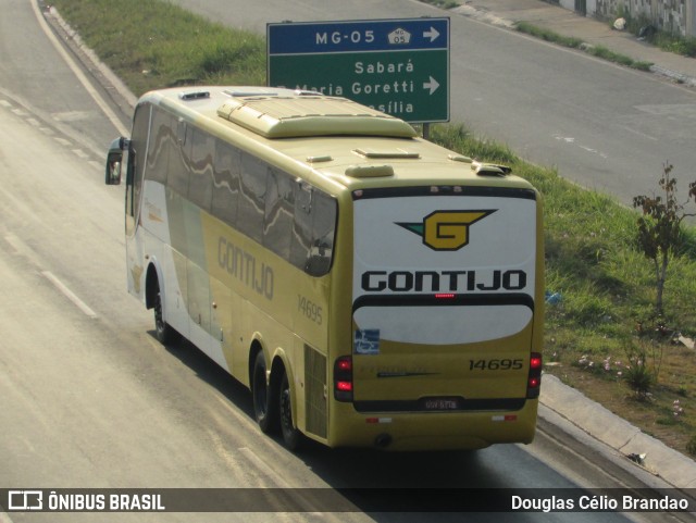 Empresa Gontijo de Transportes 14695 na cidade de Belo Horizonte, Minas Gerais, Brasil, por Douglas Célio Brandao. Número da foto: #9909599.