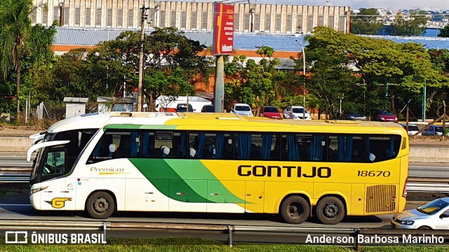Empresa Gontijo de Transportes 18670 na cidade de Guarulhos, São Paulo, Brasil, por Anderson Barbosa Marinho. ID da foto: 9909378.