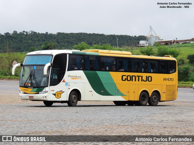 Empresa Gontijo de Transportes 14470 na cidade de João Monlevade, Minas Gerais, Brasil, por Antonio Carlos Fernandes. Número da foto: #9909041.