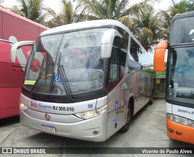 Rio Transporte Terrestre Locadora RJ 300.010 na cidade de Belo Horizonte, Minas Gerais, Brasil, por Vicente de Paulo Alves. Número da foto: #9909175.