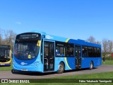 Metrobus 6018 na cidade de Maidstone, Kent, Inglaterra, por Fábio Takahashi Tanniguchi. Número da foto: #:id.