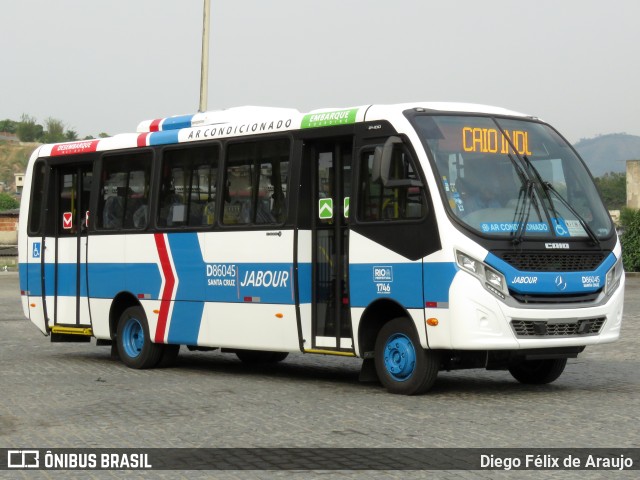 Auto Viação Jabour D86045 na cidade de Rio de Janeiro, Rio de Janeiro, Brasil, por Diego Félix de Araujo. ID da foto: 9911314.