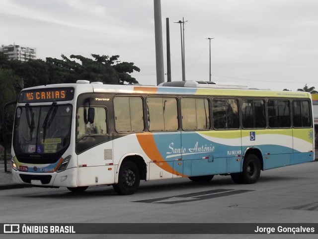Transportes Santo Antônio RJ 161.149 na cidade de Rio de Janeiro, Rio de Janeiro, Brasil, por Jorge Gonçalves. Número da foto: #9910887.