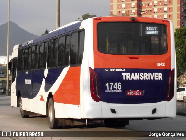 Transriver Transporte B42 na cidade de Rio de Janeiro, Rio de Janeiro, Brasil, por Jorge Gonçalves. ID da foto: 9910908.