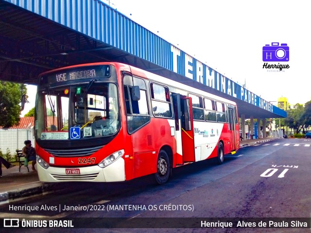 Expresso CampiBus 2247 na cidade de Campinas, São Paulo, Brasil, por Henrique Alves de Paula Silva. Número da foto: #9910381.