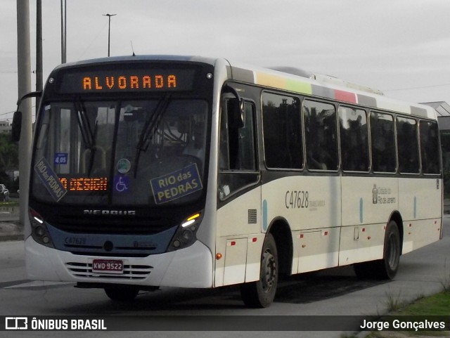 Viação Redentor C47628 na cidade de Rio de Janeiro, Rio de Janeiro, Brasil, por Jorge Gonçalves. ID da foto: 9910885.