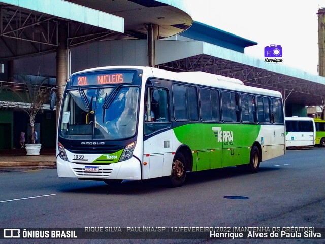 Terra Auto Viação 1039 na cidade de Paulínia, São Paulo, Brasil, por Henrique Alves de Paula Silva. ID da foto: 9912149.