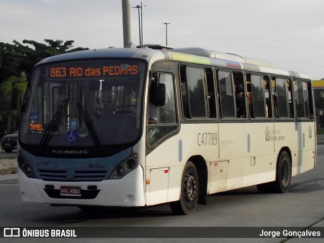 Viação Redentor C47789 na cidade de Rio de Janeiro, Rio de Janeiro, Brasil, por Jorge Gonçalves. Número da foto: #9910907.