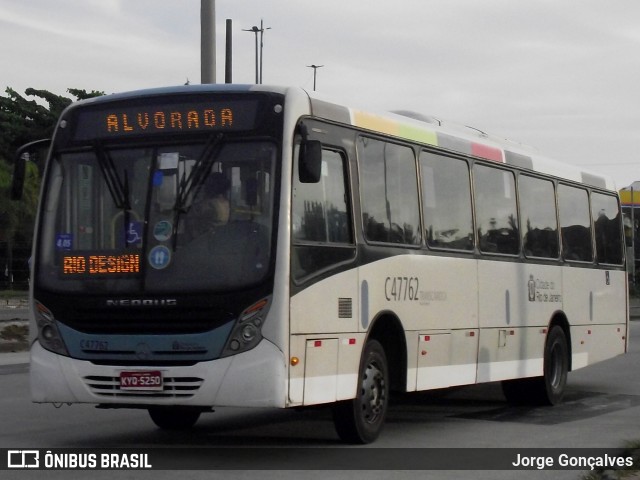 Viação Redentor C47762 na cidade de Rio de Janeiro, Rio de Janeiro, Brasil, por Jorge Gonçalves. Número da foto: #9910886.