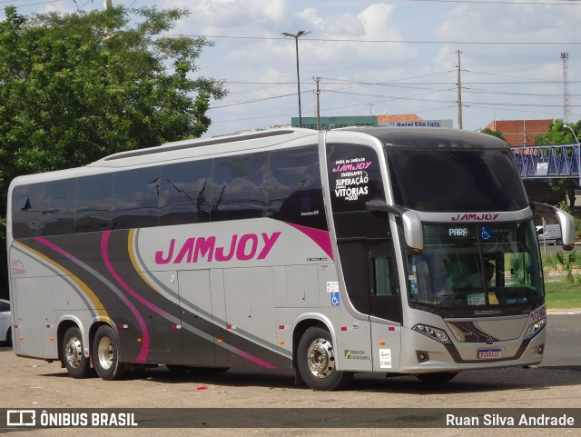 Viação Jam Joy 10821 na cidade de Teresina, Piauí, Brasil, por Ruan Silva Andrade. ID da foto: 9912262.