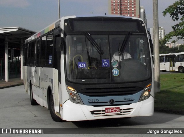 Viação Redentor C47575 na cidade de Rio de Janeiro, Rio de Janeiro, Brasil, por Jorge Gonçalves. Número da foto: #9910463.