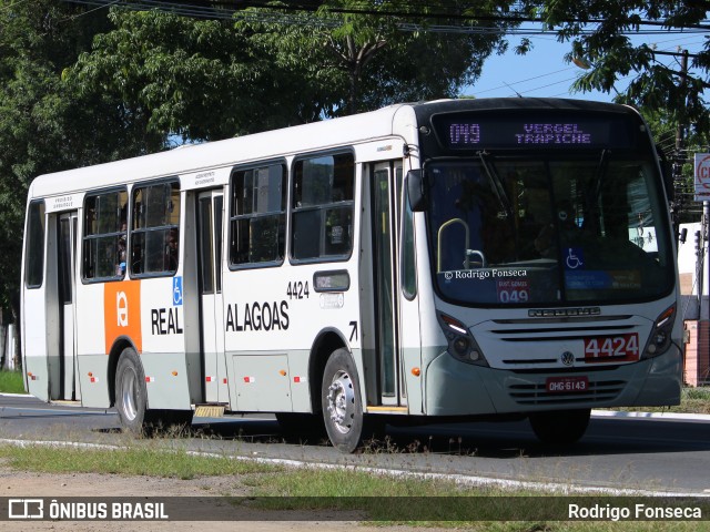 Real Alagoas de Viação 4424 na cidade de Maceió, Alagoas, Brasil, por Rodrigo Fonseca. Número da foto: #9912654.