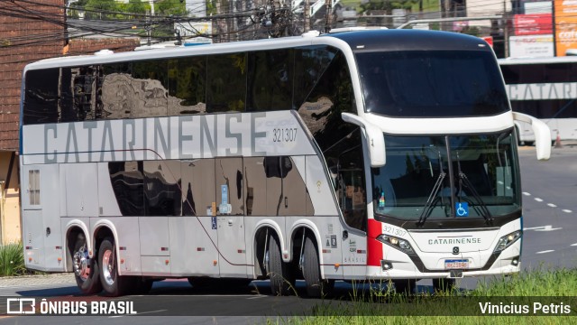 Auto Viação Catarinense 321307 na cidade de Joinville, Santa Catarina, Brasil, por Vinicius Petris. Número da foto: #9913835.